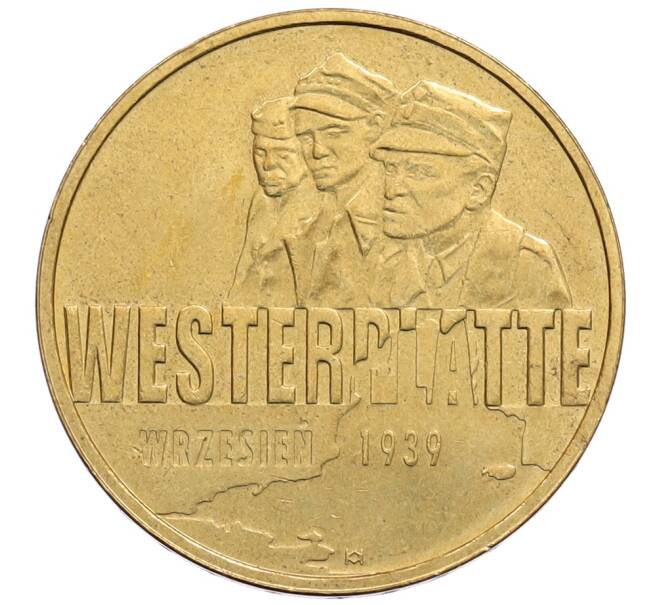 Монета 2 злотых 2009 года Польша «Оборона Вестерплатте в сентябре 1939» (Артикул: K10-9706) — Фото №1