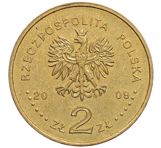 Монета 2 злотых 2009 года Польша «Оборона Вестерплатте в сентябре 1939» (Артикул: K10-9707) — Фото №2
