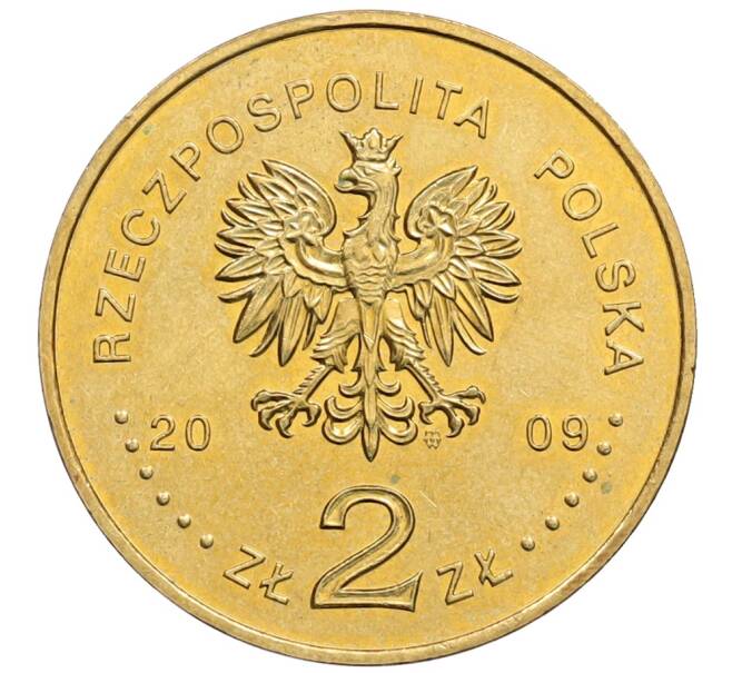Монета 2 злотых 2009 года Польша «Оборона Вестерплатте в сентябре 1939» (Артикул: K10-9712) — Фото №2