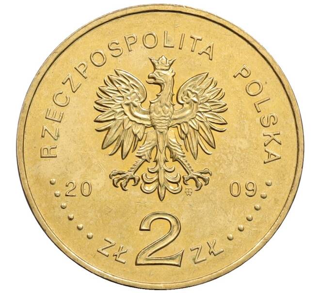 Монета 2 злотых 2009 года Польша «Оборона Вестерплатте в сентябре 1939» (Артикул: K10-9713) — Фото №2