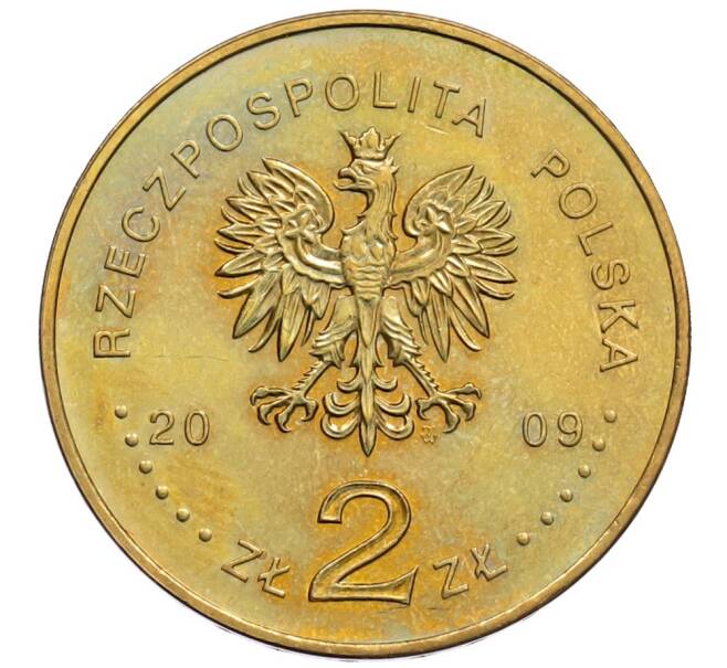 Монета 2 злотых 2009 года Польша «Оборона Вестерплатте в сентябре 1939» (Артикул: K10-9716) — Фото №2