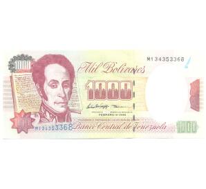1000 боливар 1998 года Венесуэла — Фото №1