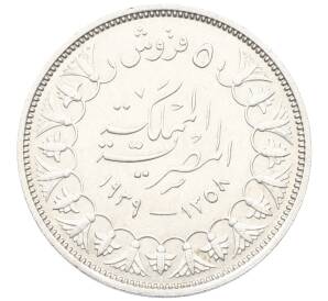 5 пиастров 1939 года Египет — Фото №1
