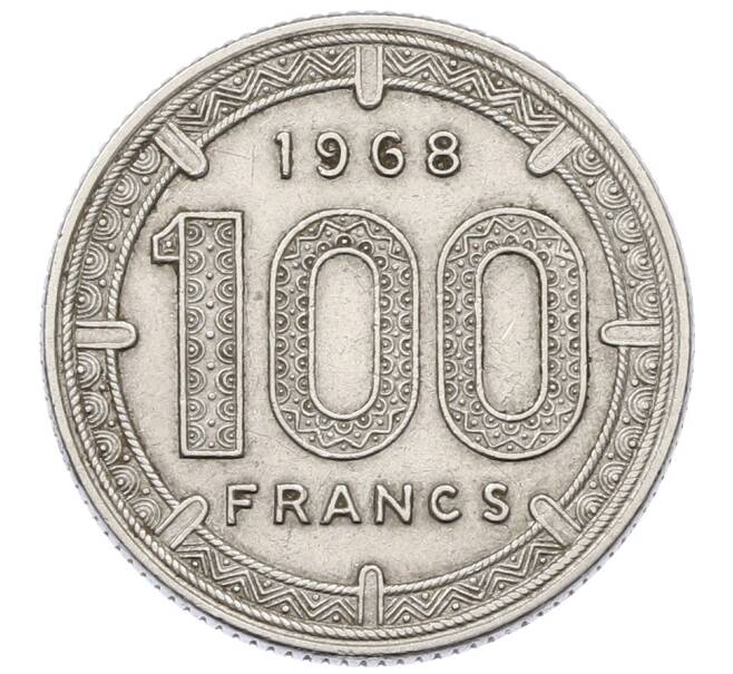Монета 100 франков 1968 года Валютный союз Экваториальной Африки (Артикул: K1-7051) — Фото №2
