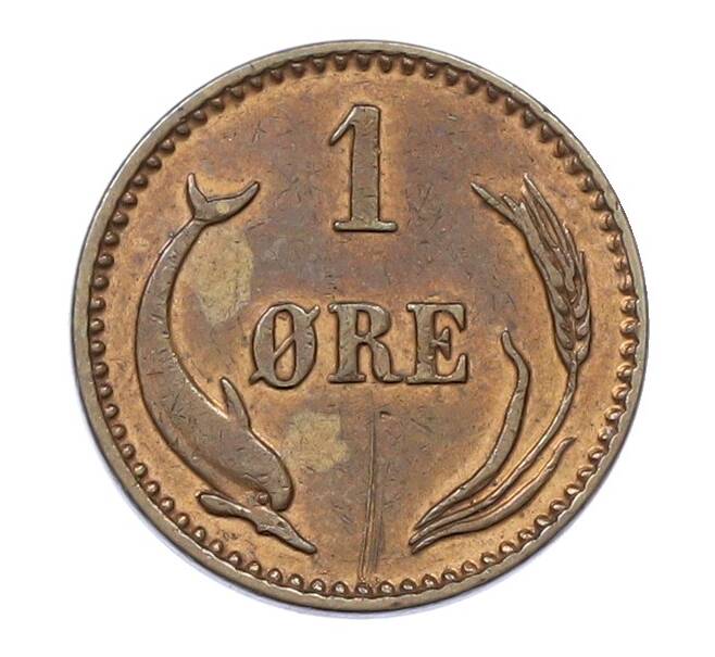 Монета 1 эре 1894 года Дания (Артикул: K1-7067) — Фото №1