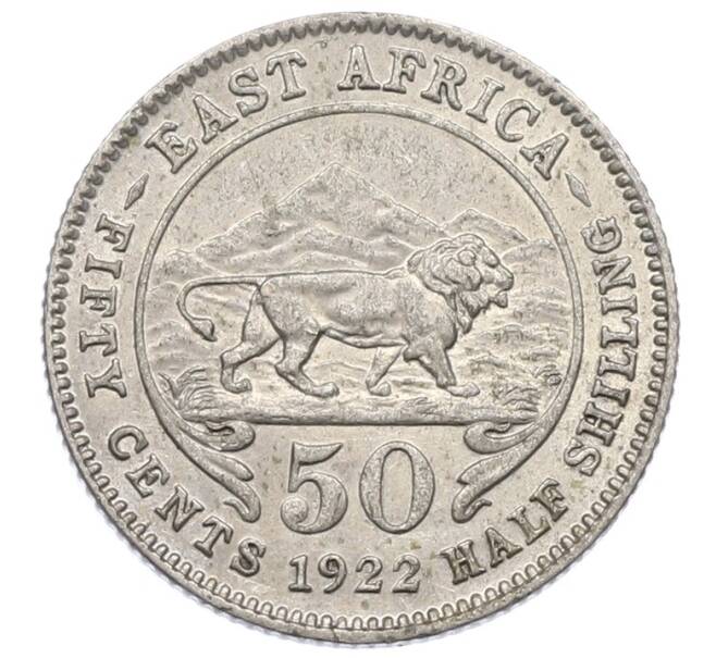 Монета 50 центов 1922 года Британская Восточная Африка (Артикул: K2-0757) — Фото №1