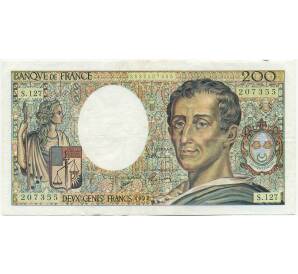 200 франков 1992 года Франция