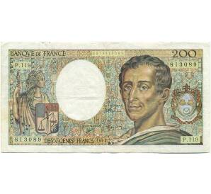 200 франков 1992 года Франция