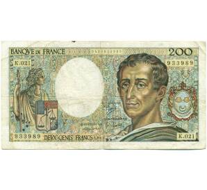 200 франков 1983 года Франция — Фото №1