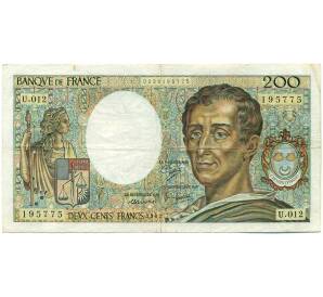 200 франков 1982 года Франция — Фото №1