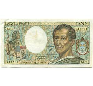 200 франков 1982 года Франция — Фото №1