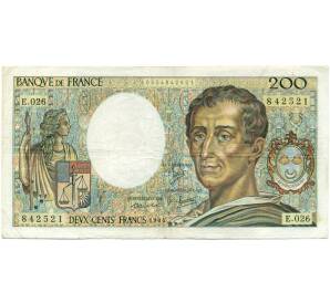 200 франков 1984 года Франция