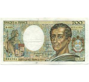 200 франков 1984 года Франция
