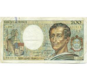 200 франков 1988 года Франция — Фото №1