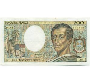 200 франков 1989 года Франция