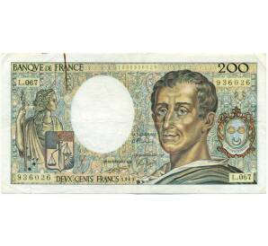 200 франков 1989 года Франция