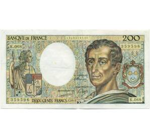 200 франков 1989 года Франция — Фото №1