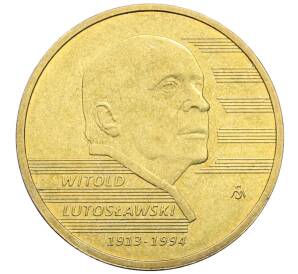 2 злотых 2013 года Польша «100 лет со дня рождения Витольда Лютославского» — Фото №1