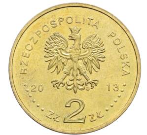 2 злотых 2013 года Польша «100 лет со дня рождения Витольда Лютославского» — Фото №2