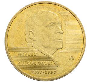 2 злотых 2013 года Польша «100 лет со дня рождения Витольда Лютославского» — Фото №1