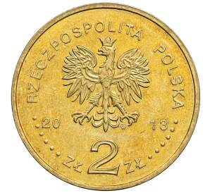 2 злотых 2013 года Польша «100 лет со дня рождения Витольда Лютославского» — Фото №2