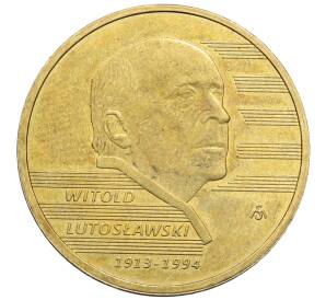 2 злотых 2013 года Польша «100 лет со дня рождения Витольда Лютославского» — Фото №1