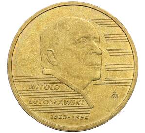 2 злотых 2013 года Польша «100 лет со дня рождения Витольда Лютославского» — Фото №1