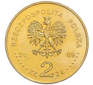 2 злотых 2009 года Польша «Города Польши — Тшебница» — Фото №2