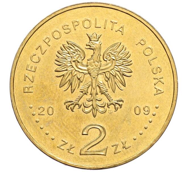 Монета 2 злотых 2009 года Польша «Города Польши — Тшебница» (Артикул: K10-9846) — Фото №2