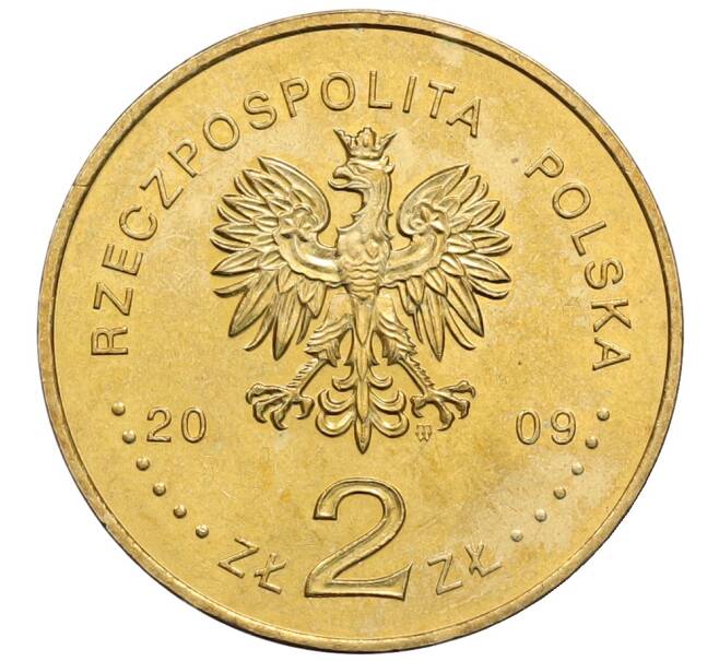 Монета 2 злотых 2009 года Польша «70 лет польскому подпольному движению» (Артикул: K10-9847) — Фото №2