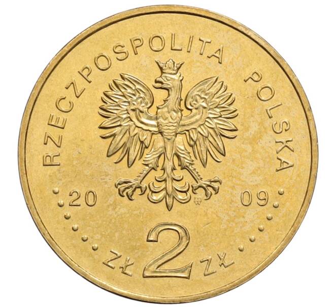 Монета 2 злотых 2009 года Польша «70 лет польскому подпольному движению» (Артикул: K10-9848) — Фото №2