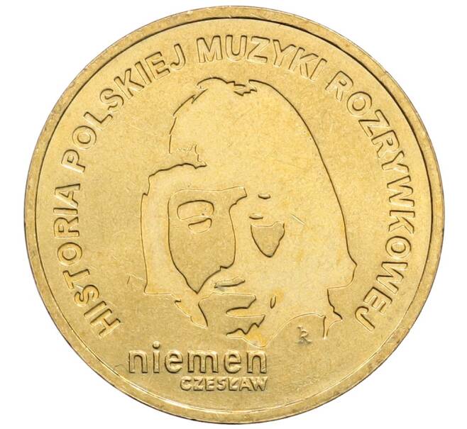 Монета 2 злотых 2009 года Польша «История польской музыки — Чеслав Немен» (Артикул: K10-9850) — Фото №1