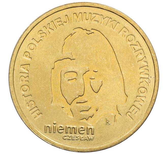 Монета 2 злотых 2009 года Польша «История польской музыки — Чеслав Немен» (Артикул: K10-9852) — Фото №1