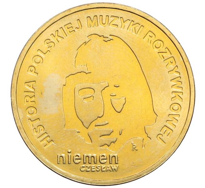 Монета 2 злотых 2009 года Польша «История польской музыки — Чеслав Немен» (Артикул: K10-9855) — Фото №1