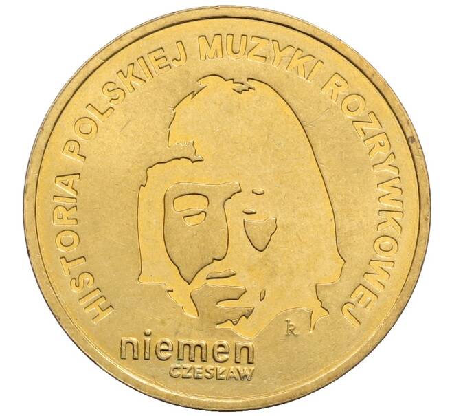 Монета 2 злотых 2009 года Польша «История польской музыки — Чеслав Немен» (Артикул: K10-9856) — Фото №1