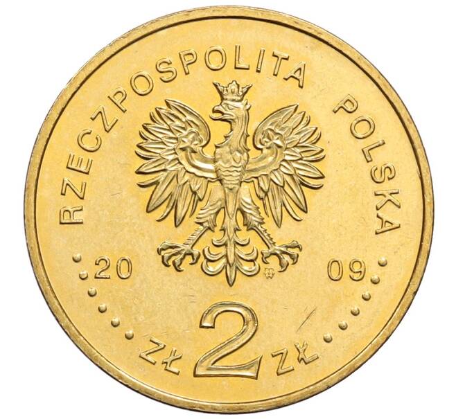 Монета 2 злотых 2009 года Польша «90 лет Верховной контрольной палате» (Артикул: K10-9865) — Фото №2