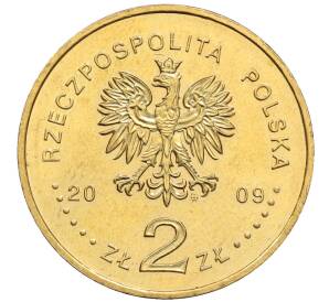 2 злотых 2009 года Польша «90 лет Верховной контрольной палате»