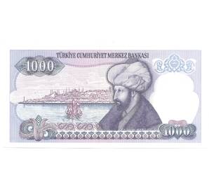 1000 лир 1988 года Турция — Фото №2