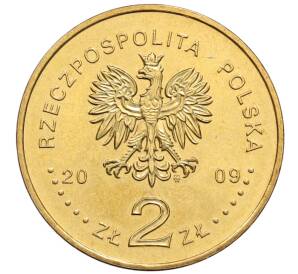 2 злотых 2009 года Польша «90 лет Верховной контрольной палате»