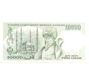 10000 лир 1989 года Турция — Фото №2