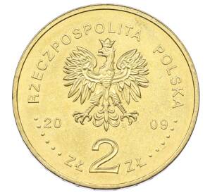 2 злотых 2009 года Польша «100 лет поисково-спасательной службы в Татрах» — Фото №2