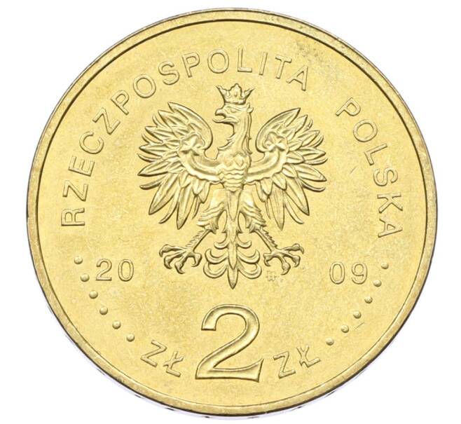 Монета 2 злотых 2009 года Польша «100 лет поисково-спасательной службы в Татрах» (Артикул: K10-9890) — Фото №2