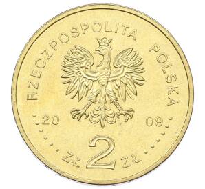 2 злотых 2009 года Польша «100 лет поисково-спасательной службы в Татрах» — Фото №2