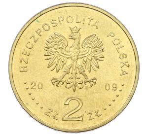 2 злотых 2009 года Польша «100 лет поисково-спасательной службы в Татрах» — Фото №2