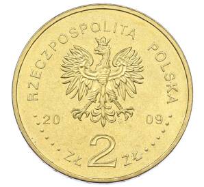 2 злотых 2009 года Польша «100 лет поисково-спасательной службы в Татрах» — Фото №2