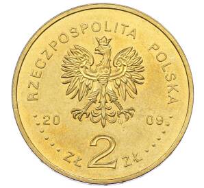 2 злотых 2009 года Польша «100 лет поисково-спасательной службы в Татрах» — Фото №2