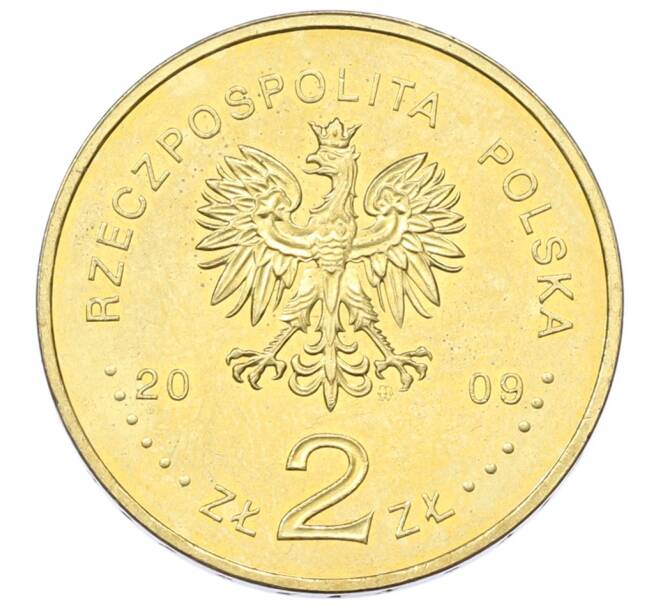Монета 2 злотых 2009 года Польша «100 лет поисково-спасательной службы в Татрах» (Артикул: K10-9896) — Фото №2