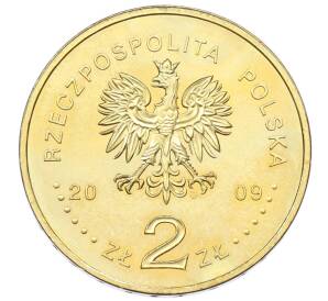 2 злотых 2009 года Польша «100 лет поисково-спасательной службы в Татрах» — Фото №2