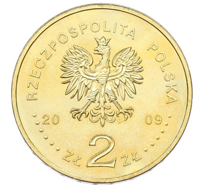 Монета 2 злотых 2009 года Польша «100 лет поисково-спасательной службы в Татрах» (Артикул: K10-9898) — Фото №2