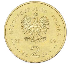 2 злотых 2009 года Польша «100 лет поисково-спасательной службы в Татрах» — Фото №2